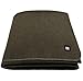 EKTOS 90% Wool Blanket, Olive Green, Warm & Heavy 4.0 lbs, Large Washable 66"x90" Size, Perfect for Outdoor Camping, Survival & Emergency Preparedness Use