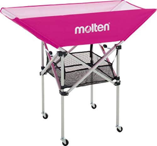 molten(モルテン) ボールカゴ 折りたたみ式平型ボールカゴ 背高 ピンク BK0033-P