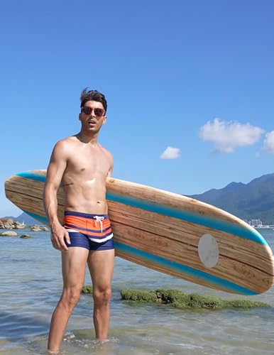Coofandy VAX005194_PAT3_M Men'S Fashion Swim Trunks Athletic Swimming Briefs Bath Shorts Swimwear thumb #2