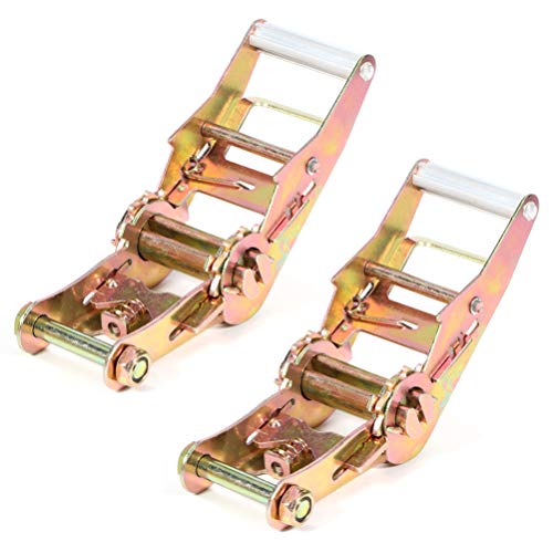 ECCPP 2pcs Universal 2 inch Trailer Spare Accessories Ratchet Strap Tie Down