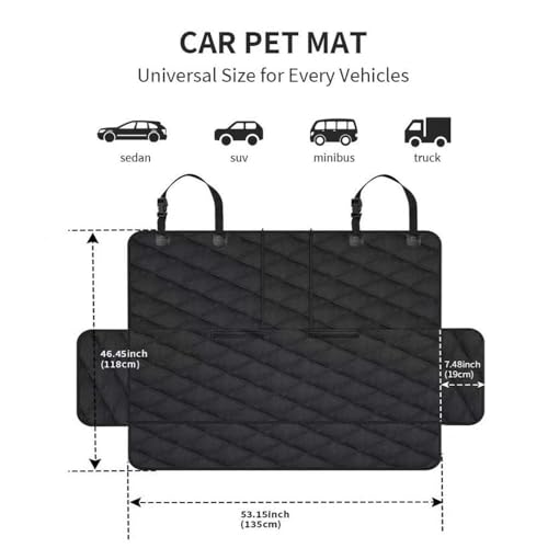 Housse de siège voiture chien pour MG HS EHS imperméable et lavable - 7