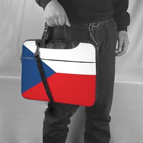 Sac ordinateur portable drapeau République tchèque à bandoulière - 6