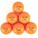 Cyfie 6-Pack Weighted Balls, Weighted Softballs Baseballs for Hitting Training, Baseball Softball Batting Trainers, Heavy Balls for Batting Practice, Baseball Coaching Accessories (3.8 in, 18 oz)