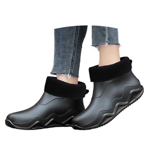 Bottines de pluie homme avec semelle antidérapante résistante à l'eau - 2