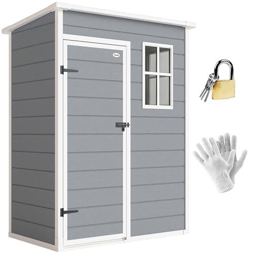 Outsunny Abri de Jardin 1,14 m² cabane de Jardin pour Outils - Porte verrouillable, aération et...