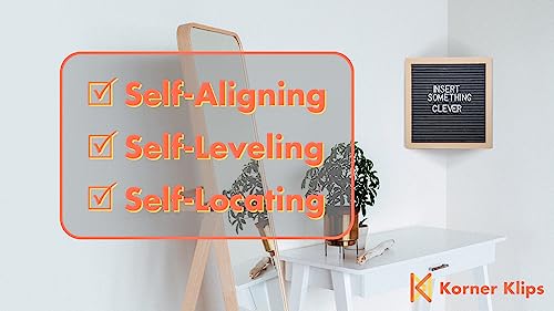 Image of Picture Hanging Kit, Corner Hanger & Picture Hanging Strips, Home & Office Organizer for Hanging Mirror, Includes 2 Sets of Heavy Duty, 2 Sets of Large, 2 Sets of Medium - Combo Pack