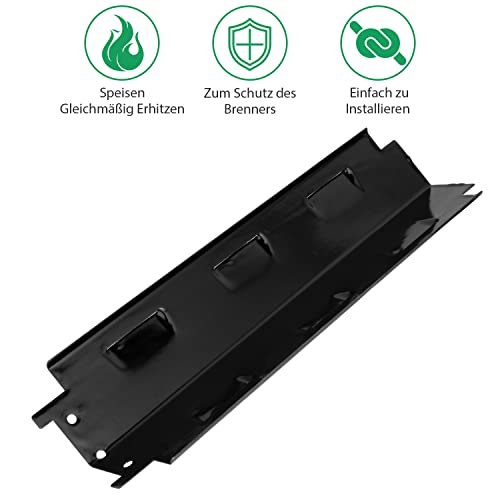 Pièces de rechange barbecue gaz cache bruleur émail 37cm