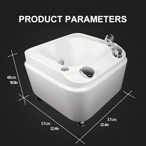 Spa de pies y masajeador con calefacción y grifo frío-calor miniatura 4