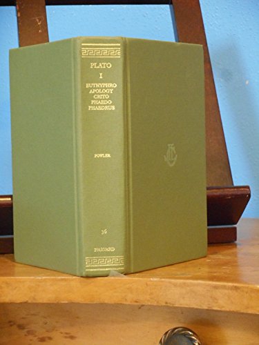 Plato with an English Translation. I. Euthyphro... B00B031FVY Book Cover