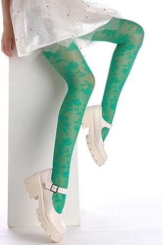 Image of Sahabowi Women Tights, Female Sheer High Waist Pantyhose, Vintage Control Top Stockings