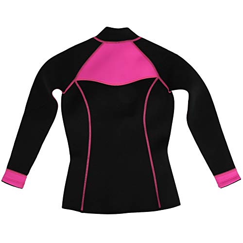 Woman Wetsuit Top Long Sleeve Sun Protection Comfortable Fit for Snorkeling Surfing Swimming Neoprene Available in 5 Sizes miniatura 4