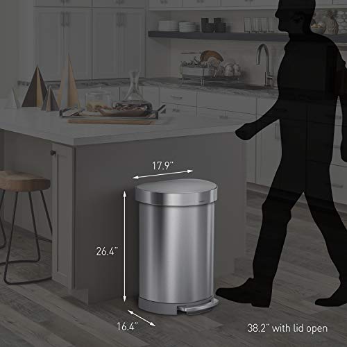 Motion Sensor Trash Can Stainless Steel