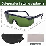 HENGBIRD Laserowe okulary ochronne IPL, 200-2000 nm, okulary ochronne na podczerwień, laserowe soczewki ochronne, IPL, IPL, okulary ochronne laserowe dla mężczyzn i kobiet