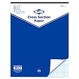 Alvin 1422-4 Cross Section Paper 8 x 8 Grid 50-Sheet Pad 8-1/2 inches x 11 inches