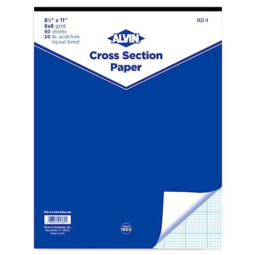 ALVIN Cross Section Graph Paper Pad 8.5