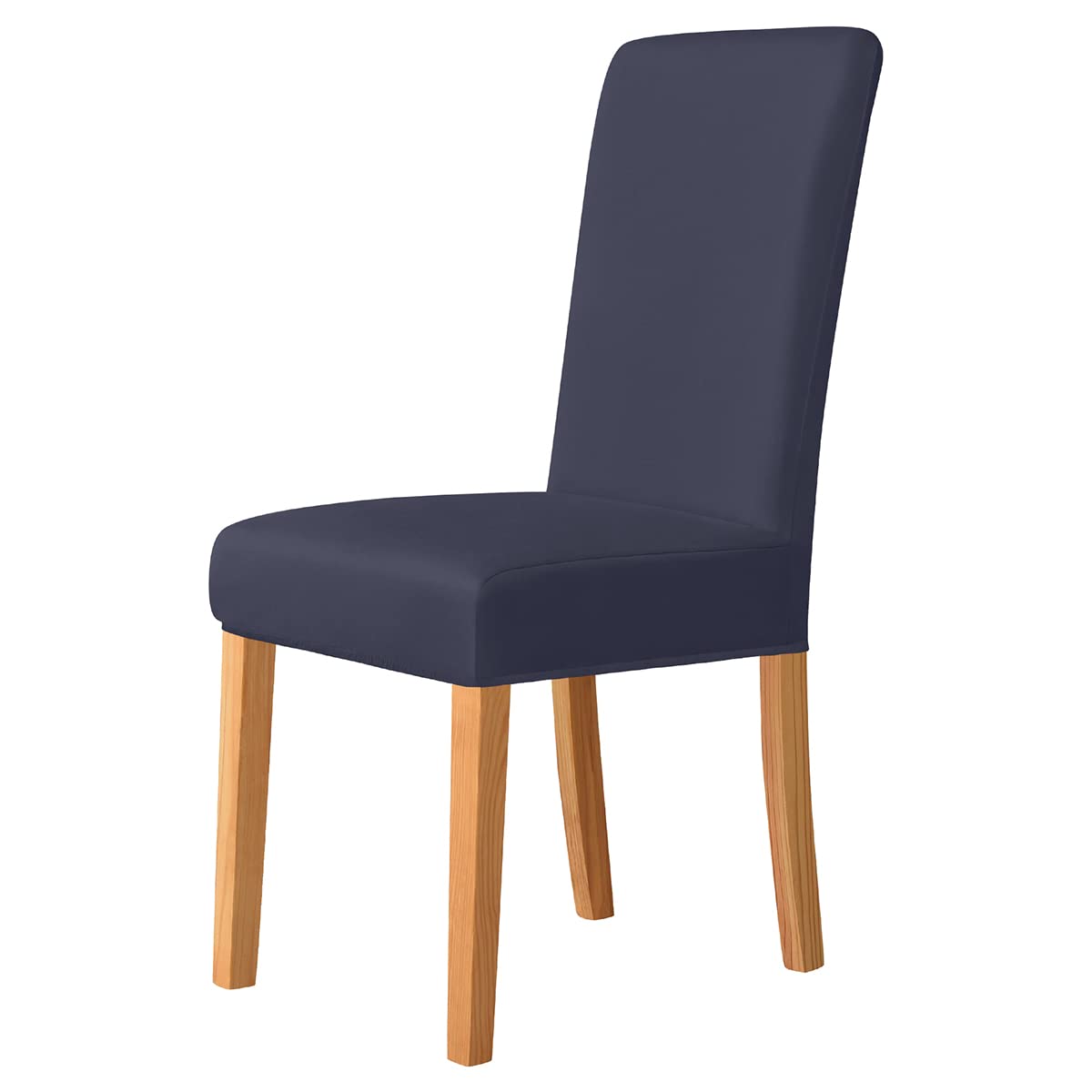 Housses de chaise élasthanne extensible Parson bleu marine lot de 6