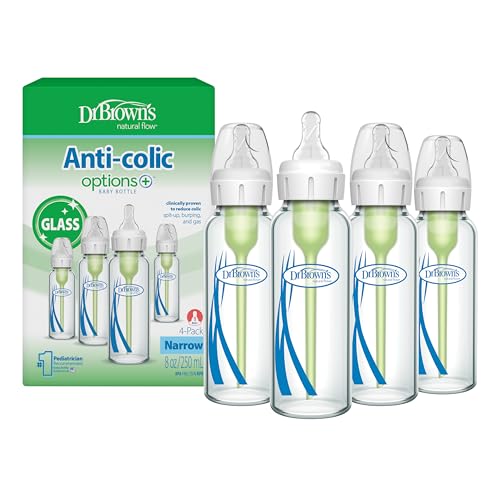Dr. Brown's Anti-Colic Options+ Narrow Glass Baby...