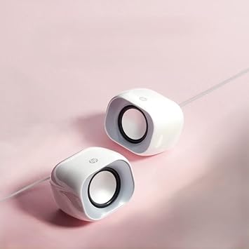 HP DHS-2111 2.0 Mini Taşınabilir Multimedya Speaker Hoparlör (Beyaz)