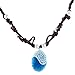 Collar de la princesa de la película “Vaiana” con colgante de color azul