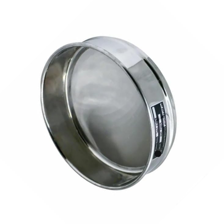 Lab Analysis Test Sieve - 20cm 1000 Mesh, 0.008mm Pore Size, Durable Stainless Steel for Laboratory Use