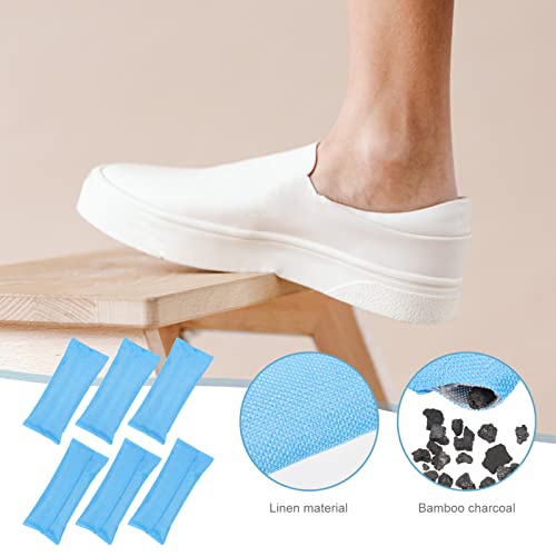 Bolsa de bamboo PRETYZOOM elimina humedad y mal olor en armarios y zapatos 6