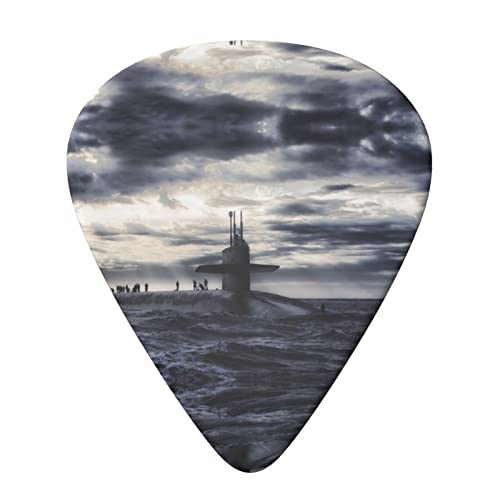 Giant Nuclear Ship Lot de 6 médiators pour guitare acoustique, guitare électrique, basse, ukulélé – fin, moyen et épais. - Les Beatles, Paul McCartney, John Lennon, RIngo Starr, George Harrison Giant Nuclear Ship Lot de 6 médiators pour guitare acoustique, guitare électrique, basse, ukulélé – fin, moyen et épais. – Image 4