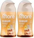 MORE Barista Zerup, Vanilla, 65 ml, für Kaffee, Tee und Heißgetränke, vegan, zero Kalorien - made in Germany (Packung mit 2)