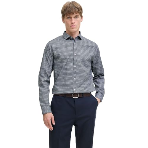 Jprblablackpool Stretch AOP Ls Shirt Sn