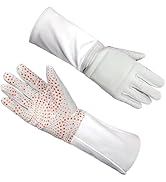Fencing Glove, 3-Weapon Washable, Pro-Grip Silicone Design, Foil Epee and Saber, Competition Appr...