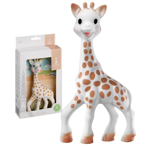 Sophie la girafe Original Teether for Babies, Natural Rubber, Soothes Sore Gums, Easy to Grip, Sensory Development, Classic Toy Since 1961