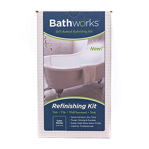 BATHWORKS 20-oz. DIY Bathtub and Tile Refinishing Kit- White