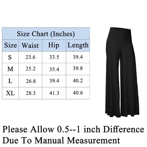 Women's Stretchy Flare Wide Leg Lounge Pants Casual Comfy High Waist Pants2