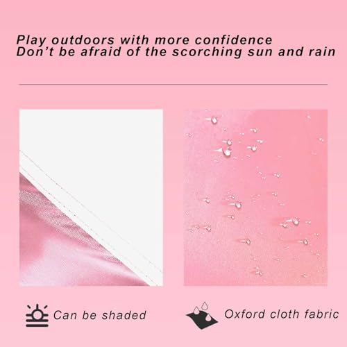 Carpa Pop Up para 3-4 personas, rosa, portátil miniatura 4