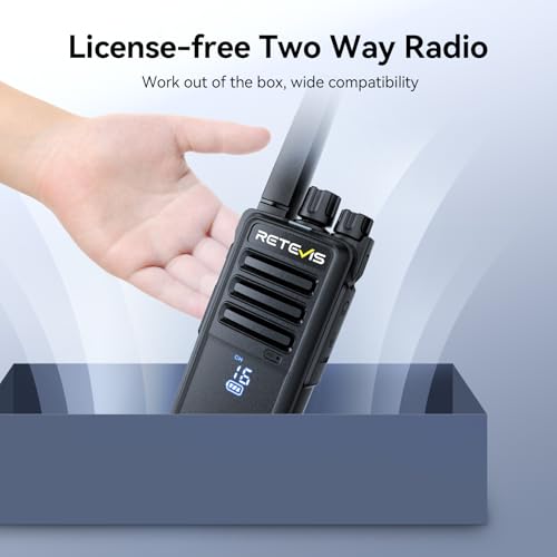 Image of Retevis RT68H Walkie Talkies Long Range,Rugged 2 Way Radio with Earpiece