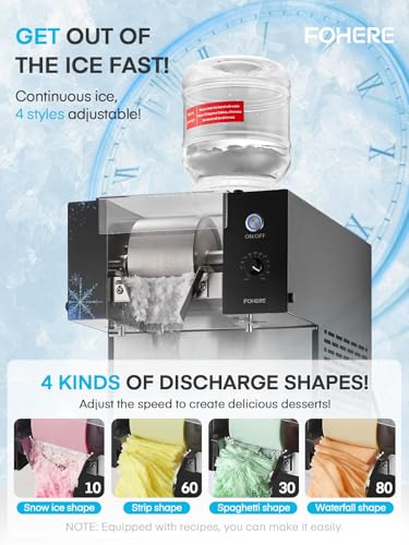 Máquina para Hacer Hielo Snowflake 360W con 100 Niveles miniatura 3