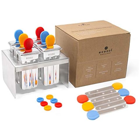 Ecozoi Stainless Steel Popsicle Molds Cover
