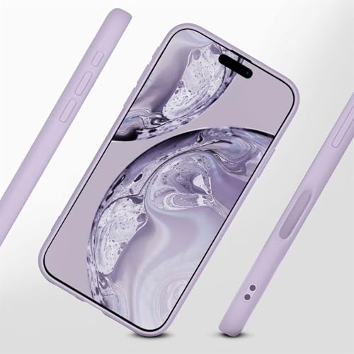 Coque silicone iPhone 16 Pro Max violette souple ONEFLOW - 2