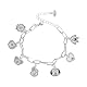 XJSFDLSL Bts Merch Armband, Bts Schmuck, Wunderschönes Kpop Bettelarmband,Verstellbar Armbänder Anhänger, Kpop Herz Bracelet Geschenke
