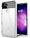 Caseology [Skyfall Series] Google Pixel 2 XL Case - [Clear Back/Premium Finish] - White