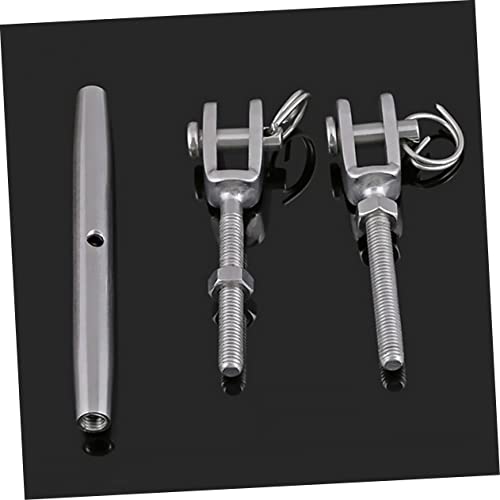 CHILDWEET 2pcs Tensores para Cables de Acero Inoxidable para Alta Tensión miniatura 3