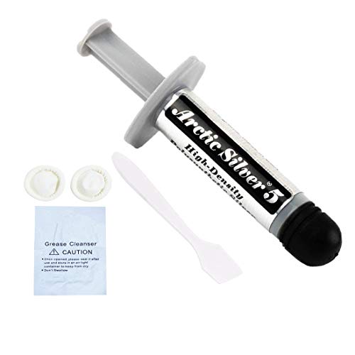 MoneyQiu Arctic Silver 5-3.5g Pasta Termica/Pasta térmica;Thermal Grease Pasta térmica 'Alta conductividad térmica, Eléctricamente no conductivo
