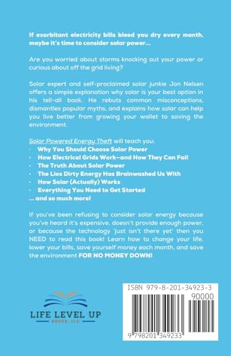 Solar Powered Energy Theft: Legal No Money Down Solar Panels for Homeowners