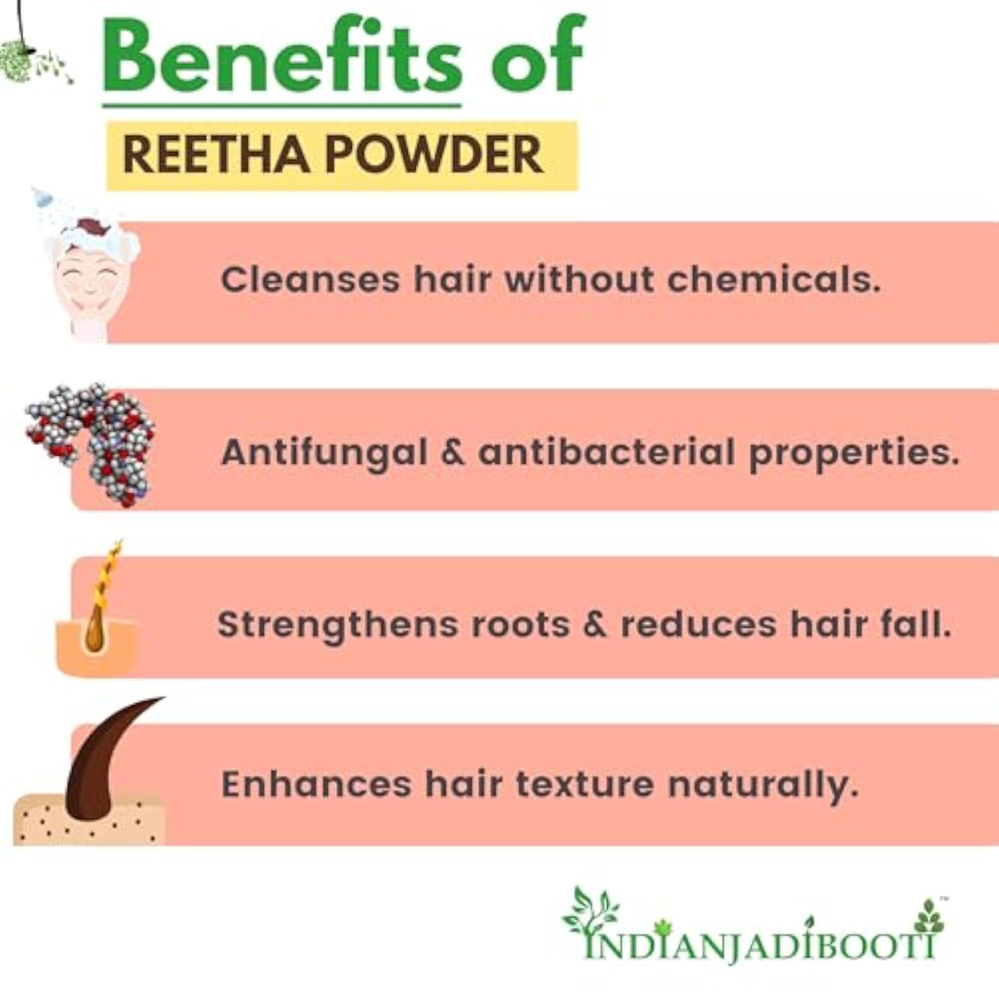 Reetha Powder for Natural Hair Care