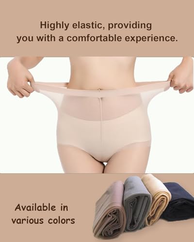 Image of 6 Pairs Sheer Tights for Women, Pantyhose for Women with Control Top