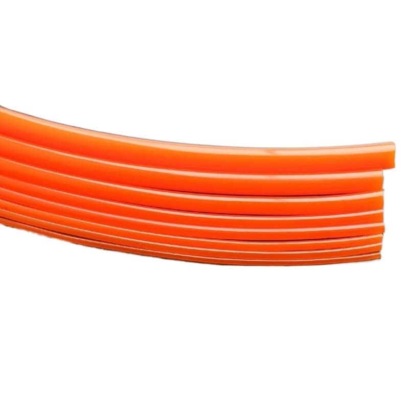 5 m/szt. Czerwony gładki poliuretanowy przenośnik taśmowy PU okrągły pasek pasek napędowy średnica 2 mm /3 mm /4 mm/5 mm /6 mm/ 7 mm/ 8 mm/10 mm /15 mm grubości (rozmiar: 5M, kolor: 20mm)