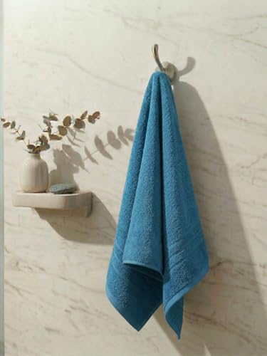 Image of Monte Carlo Essential 100% Cotton Small Bath Towel | 340 GSM Ultra Lightweight & Quick Dry | Soft Absorbent Compact Towel 60x120 cm | Bathroom Towel for Gym, Travel & Daily Use (Soho) | Dusty Rose
