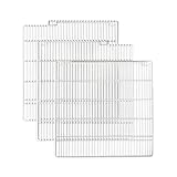 DeepTide Adjustable Commercial Freezers Shelves - 3-Tier Epoxy-Coated,Durable and Resistant to Corrosion,Heavy Duty 155lb Capacity Adjustable Steel Shelving