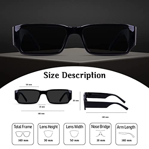 Creature MC Stan Rectangle Sunglasses Black - Image 6
