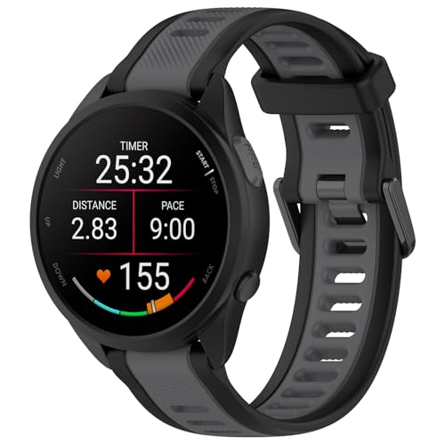 ΉGarmin Forerunner 165/Forerunner 165 MusicrvxgAX|[coh VRoCJ[ւoh _炩 xgy h ʋCh jʗp FI (ubN/O[)