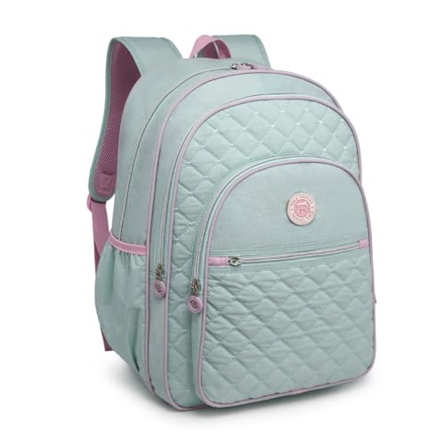 Mochila Feminina Kika Glitter Juvenil Notebook Escolar Costa (Verde)